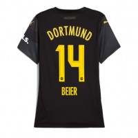 Maglie da calcio Borussia Dortmund Maximilian Beier #14 Seconda Maglia Femminile 2024-25 Manica Corta